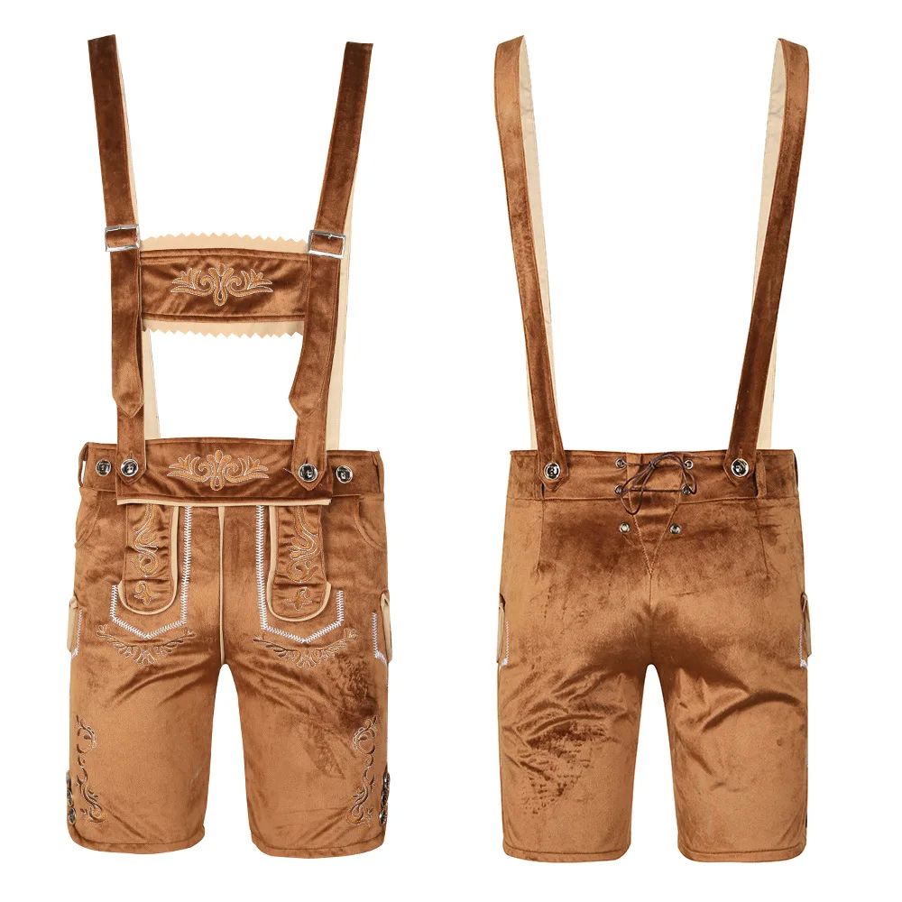 Embroidery Moisturizer - Duitse Oktoberfest Heren Lederhosen Shirt Beierse