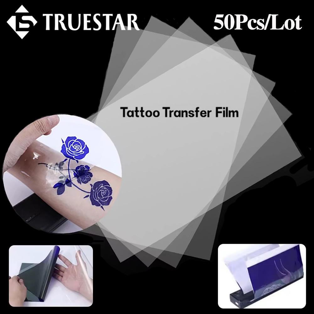 Transfer Paper Carbon - 50 Stuks Transparante Tattoo Overdracht Film