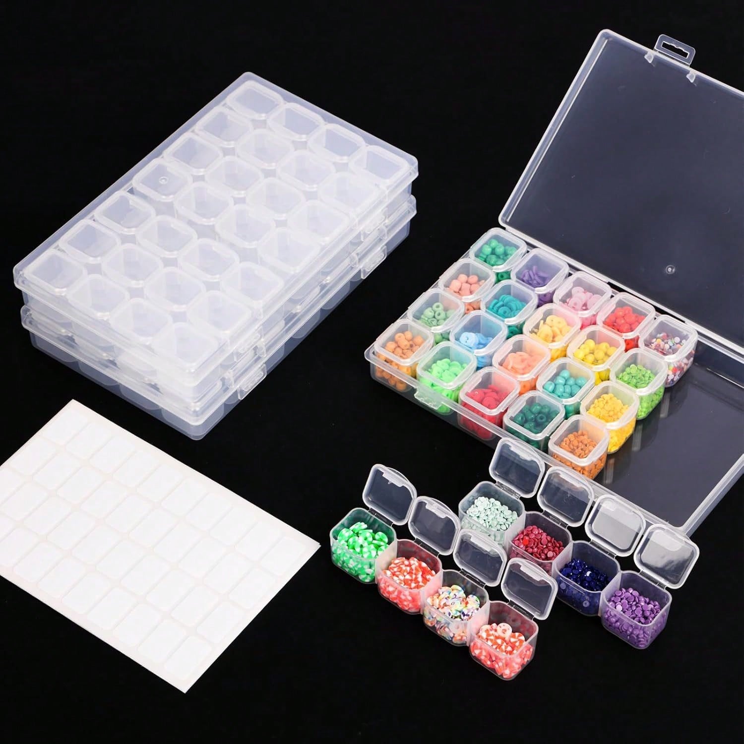 Embroidery Moisturizer - 2 stuks 28-cellige reisdoos voor vochtbestendige