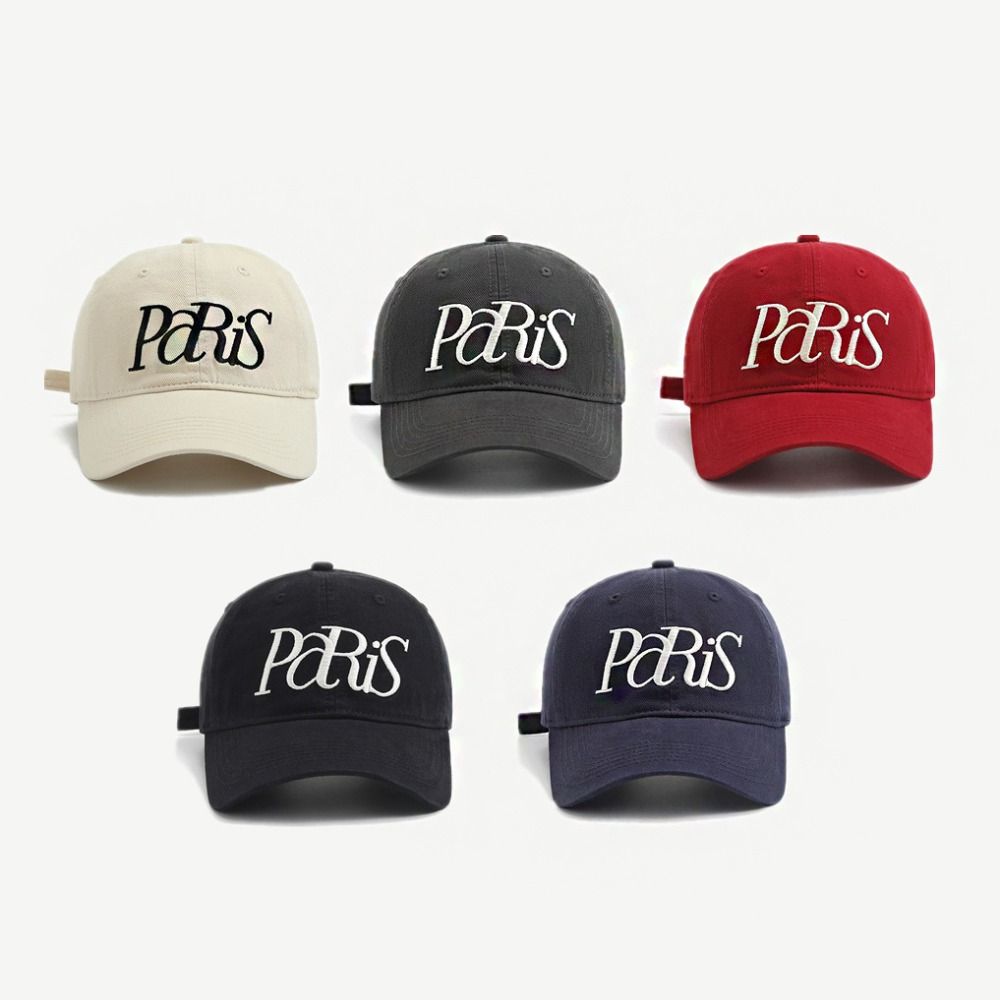Embroidery Nyc - Retro geborduurde baseballpet met gat, retro