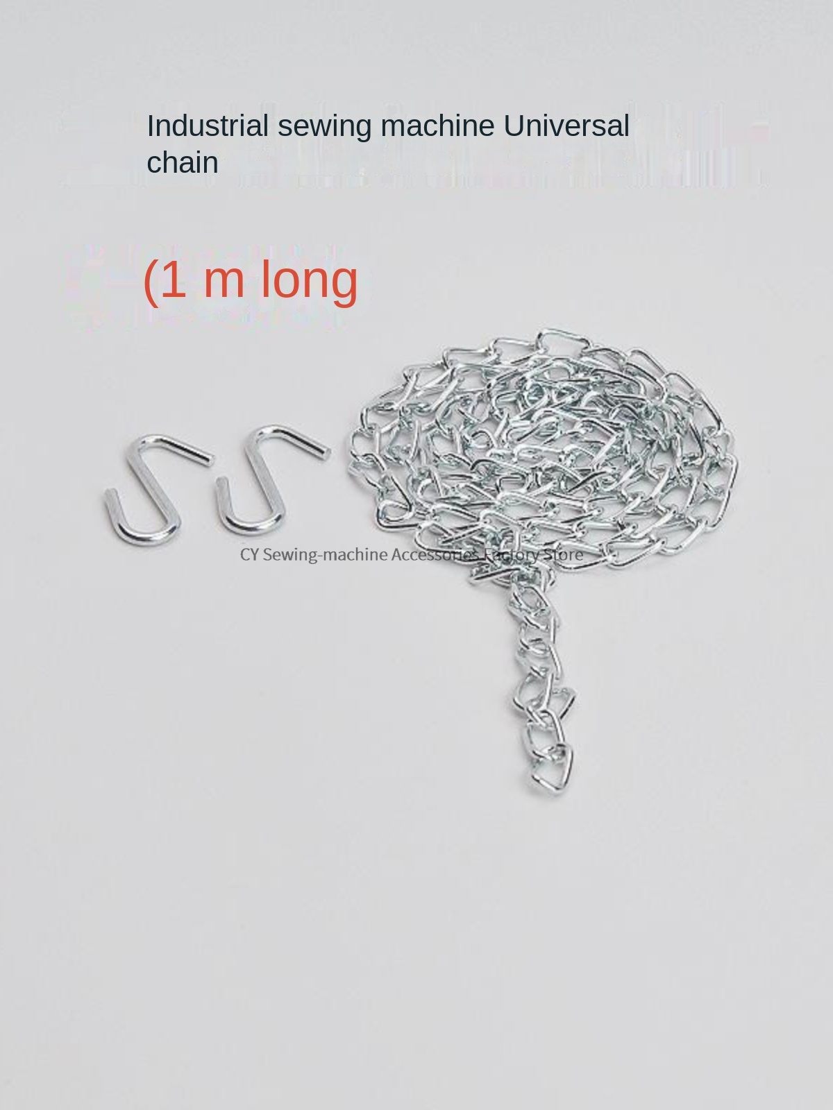 Embroidery Chain Stitch - 1 m ijzeren ketting met haakpedaalketting