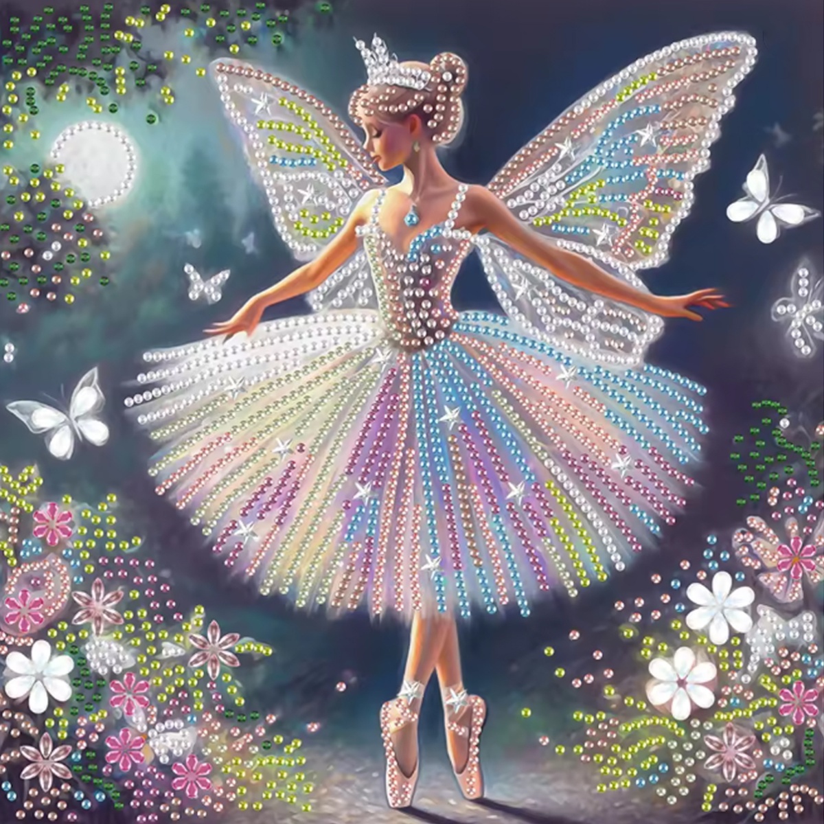 Embroidery Ideas - Vlinderfee Patroonreeks Speciale Vorm en Kristal