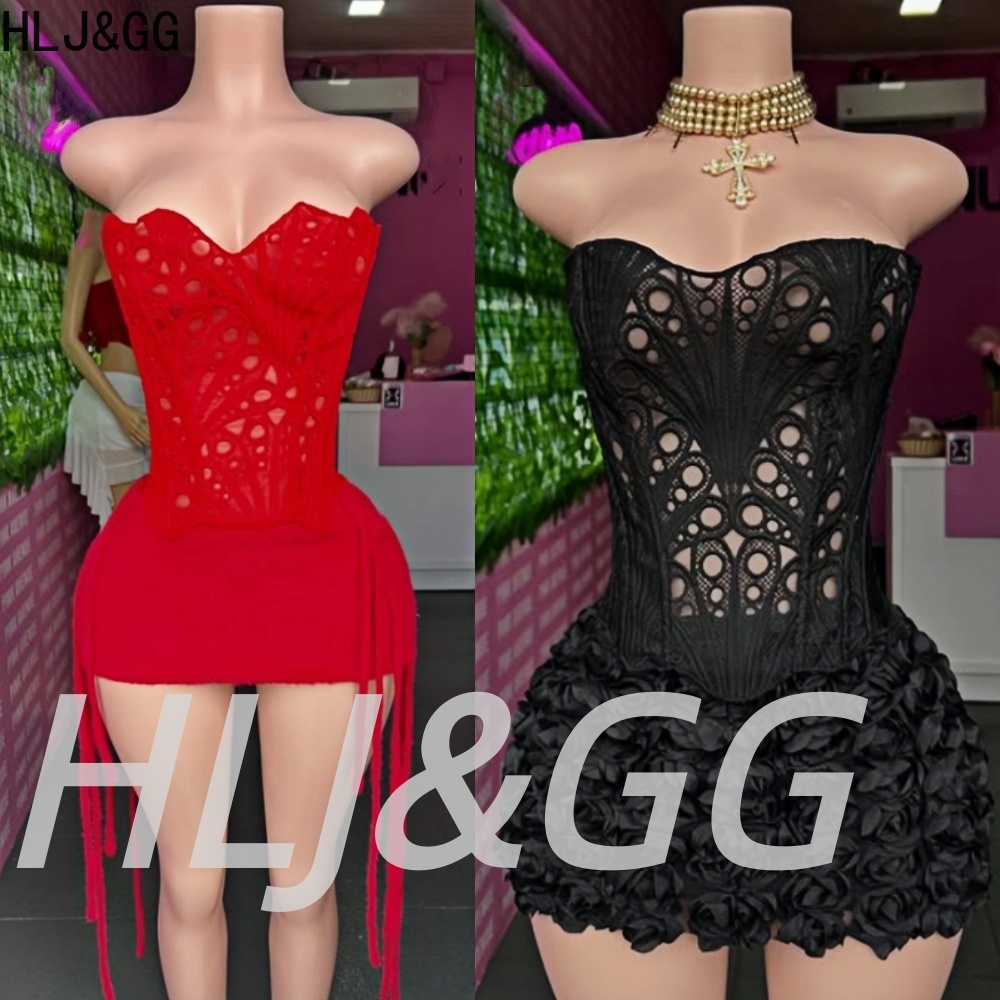 Embroidery In The Piece - HLJ&GG Sexy Zoete Holle Borduurcorset Tweedelige