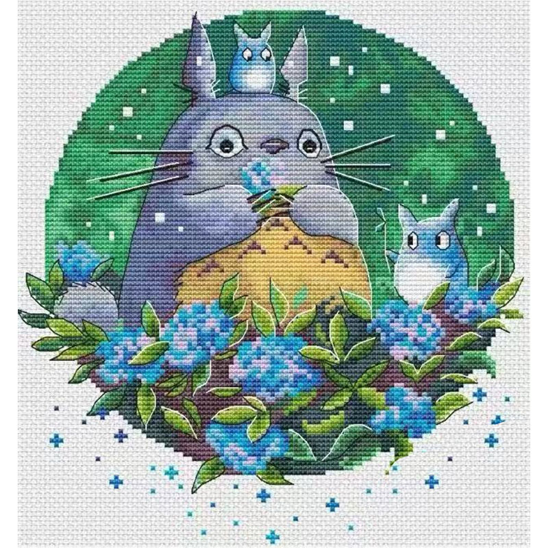 Embroidery World - 742Fun Kruissteekpakket Groet Getelde Kits Nieuwe