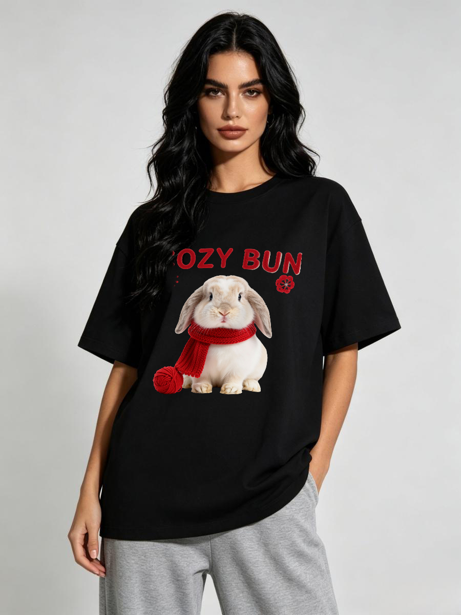 Embroidery Moisturizer - T-shirts met huisdierprint Normaal Ontdekken Vakantie