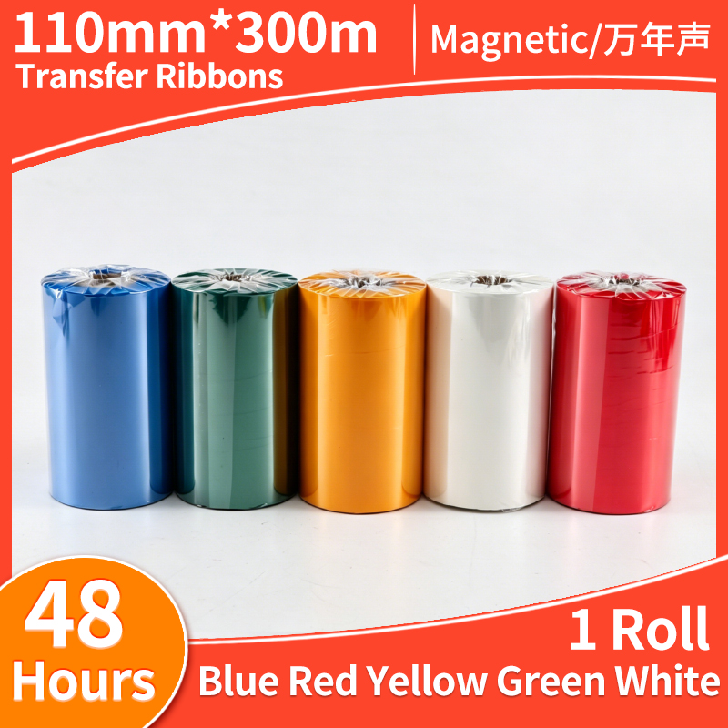 Transfer Paper Carbon - Wax-gebaseerde carbon ribbon Blauw Rood Geel