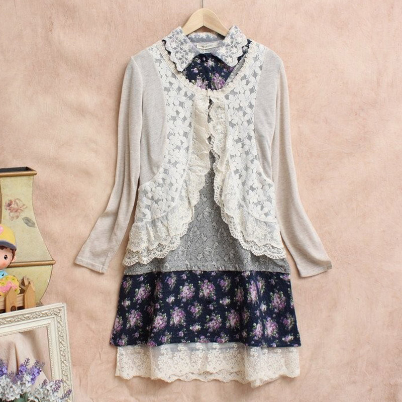 Lente Mori Meisje Zoete Shirt  - Embroidery Cardigan recensie en prijs