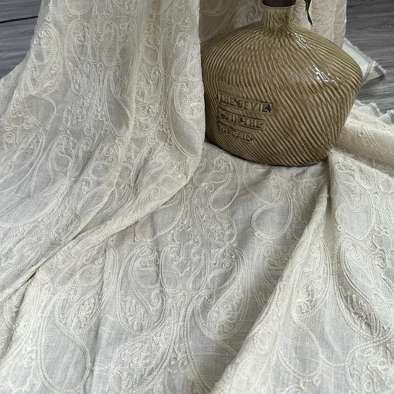 Pure linnen basisstof met kato - Embroidery Chain Stitch recensie en prijs