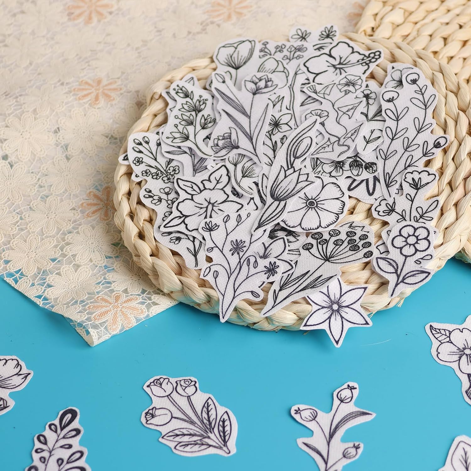 50 stuks wateroplosbare borduu - Embroidery Ideas recensie en prijs