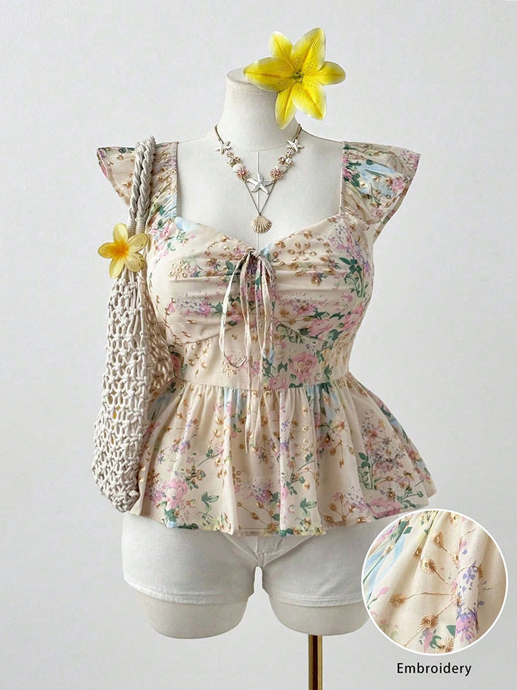 Nieuw geborduurd bloemen plus  - Embroidery Vest recensie en prijs