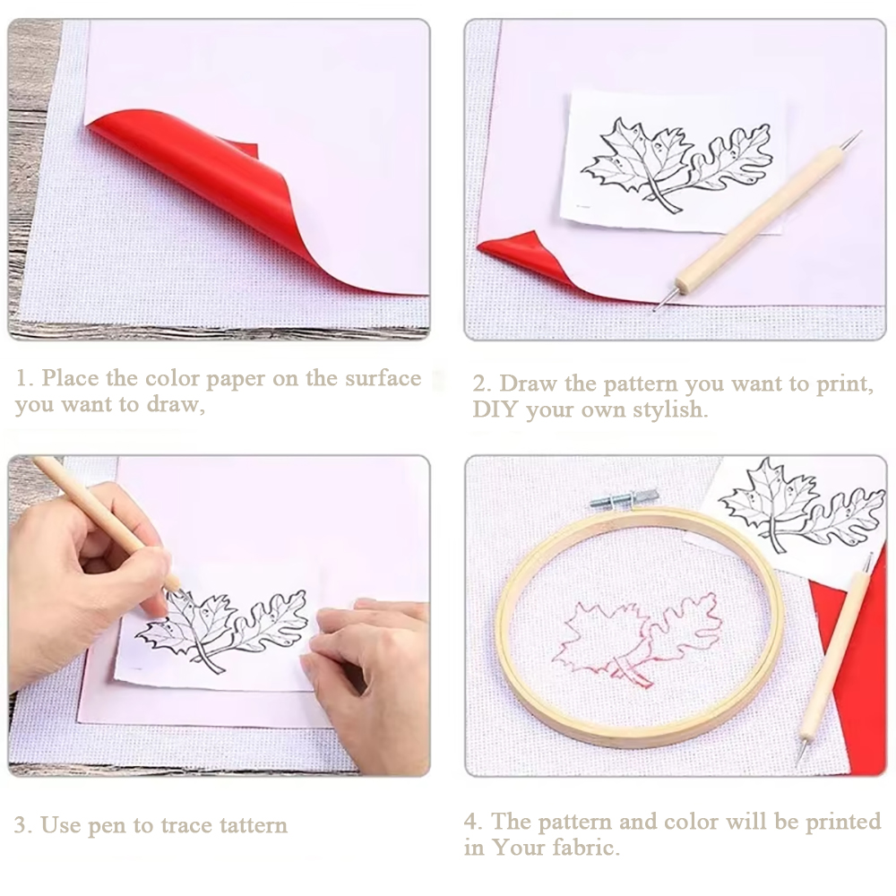 10 stks/set Borduren Transfer  - Transfer Paper Carbon recensie en prijs