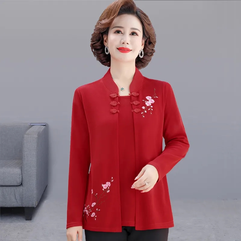Vrouwen van middelbare leeftij - Embroidery Cardigan recensie en prijs