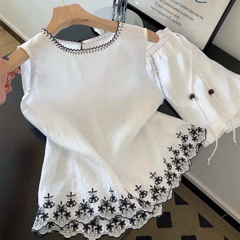 Eenvoudig oud geldstijl katoen - Embroidery Vest recensie en prijs