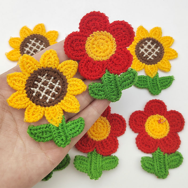10 stuks zonnebloem borduurpat - Embroidery On Socks recensie en prijs
