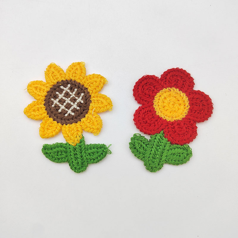 10 stuks zonnebloem borduurpat - Embroidery On Socks recensie en prijs
