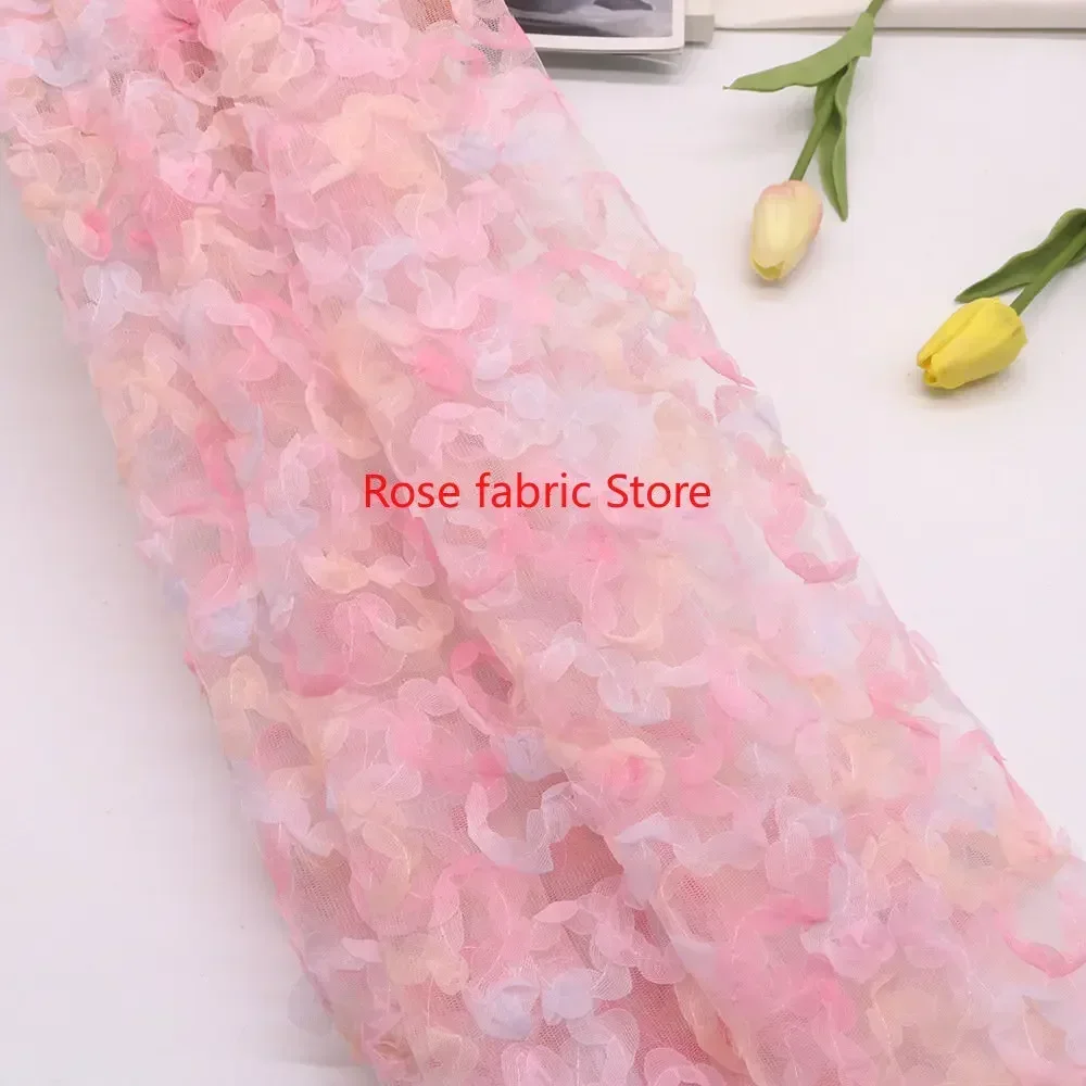 Gradient chiffon roze haak kan - Embroidery Rose recensie en prijs