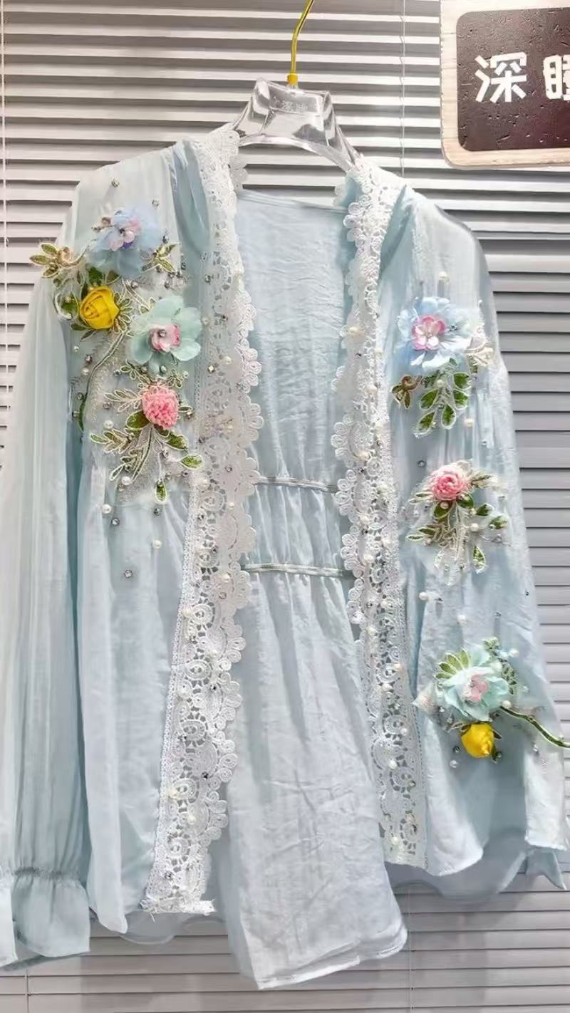 Nieuw in ademende zonnebrandcr - Embroidery Cardigan recensie en prijs