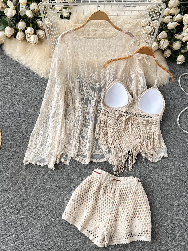 Zomer Nieuwe Vakantiepak Dames - Embroidery Cardigan recensie en prijs