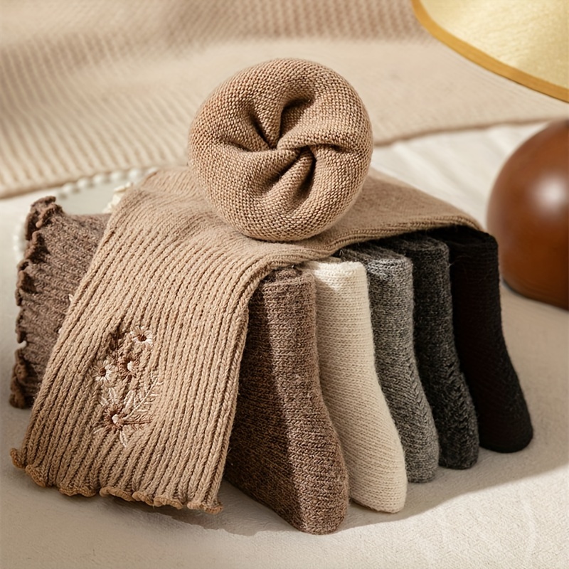 6 Paar Pluche Borduren Kleine  - Embroidery On Socks recensie en prijs