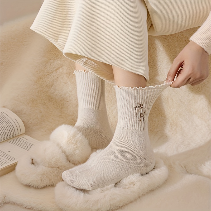 6 Paar Pluche Borduren Kleine  - Embroidery On Socks recensie en prijs