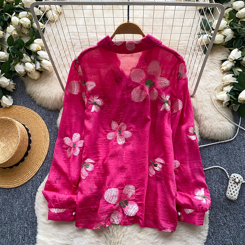 Koreaanse stijl bloemen gebord - Embroidery Cardigan recensie en prijs