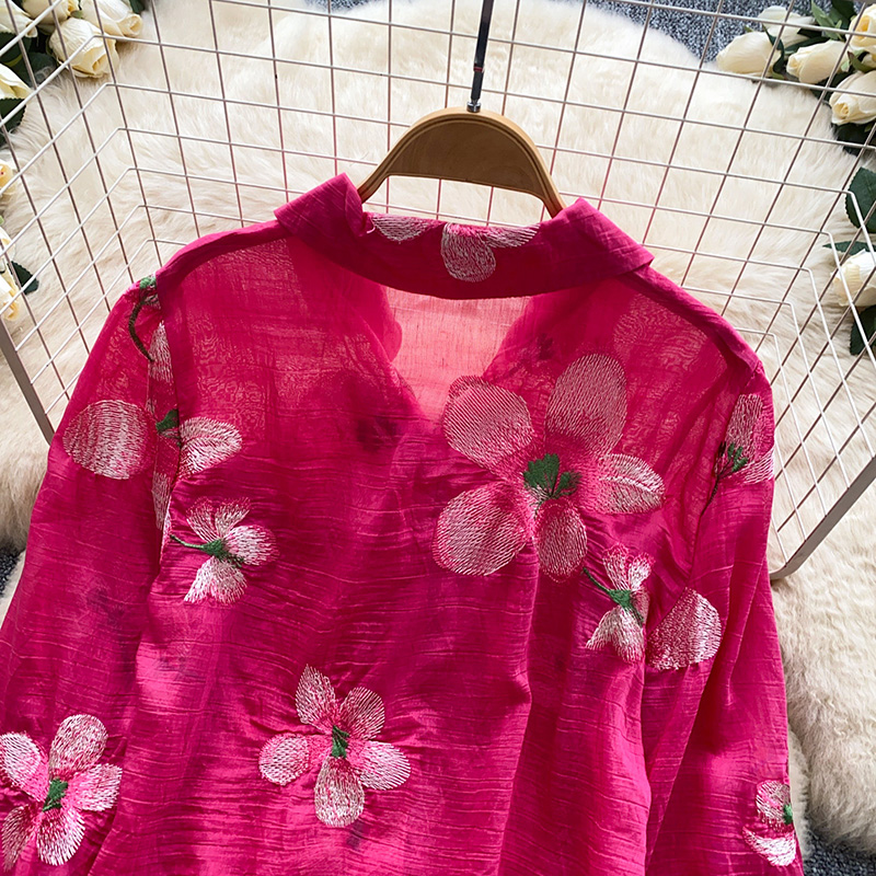 Koreaanse stijl bloemen gebord - Embroidery Cardigan recensie en prijs