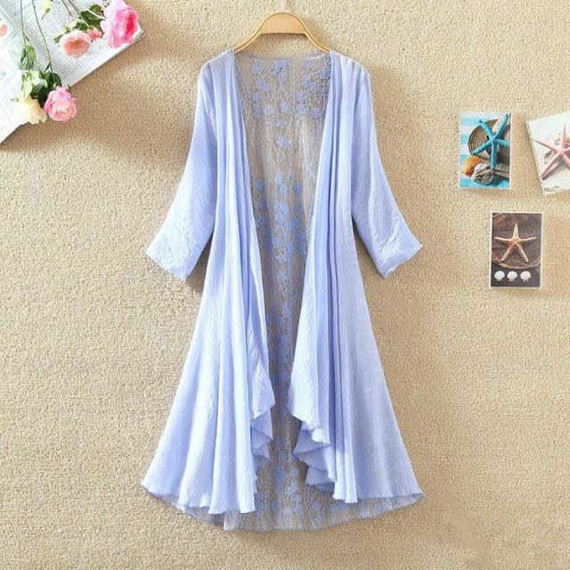 Boho Holiday Beach Zomervest D - Embroidery Cardigan recensie en prijs