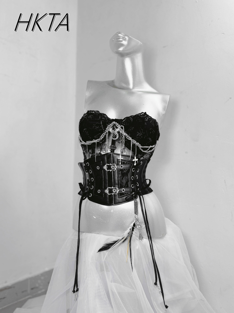 Donkere Stijl Goth Metalen Ket - Embroidery Rose recensie en prijs