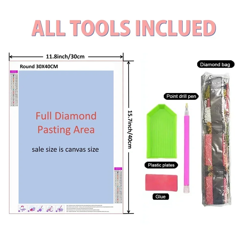 Onderwaterwereld Diamond Schil - Embroidery World recensie en prijs