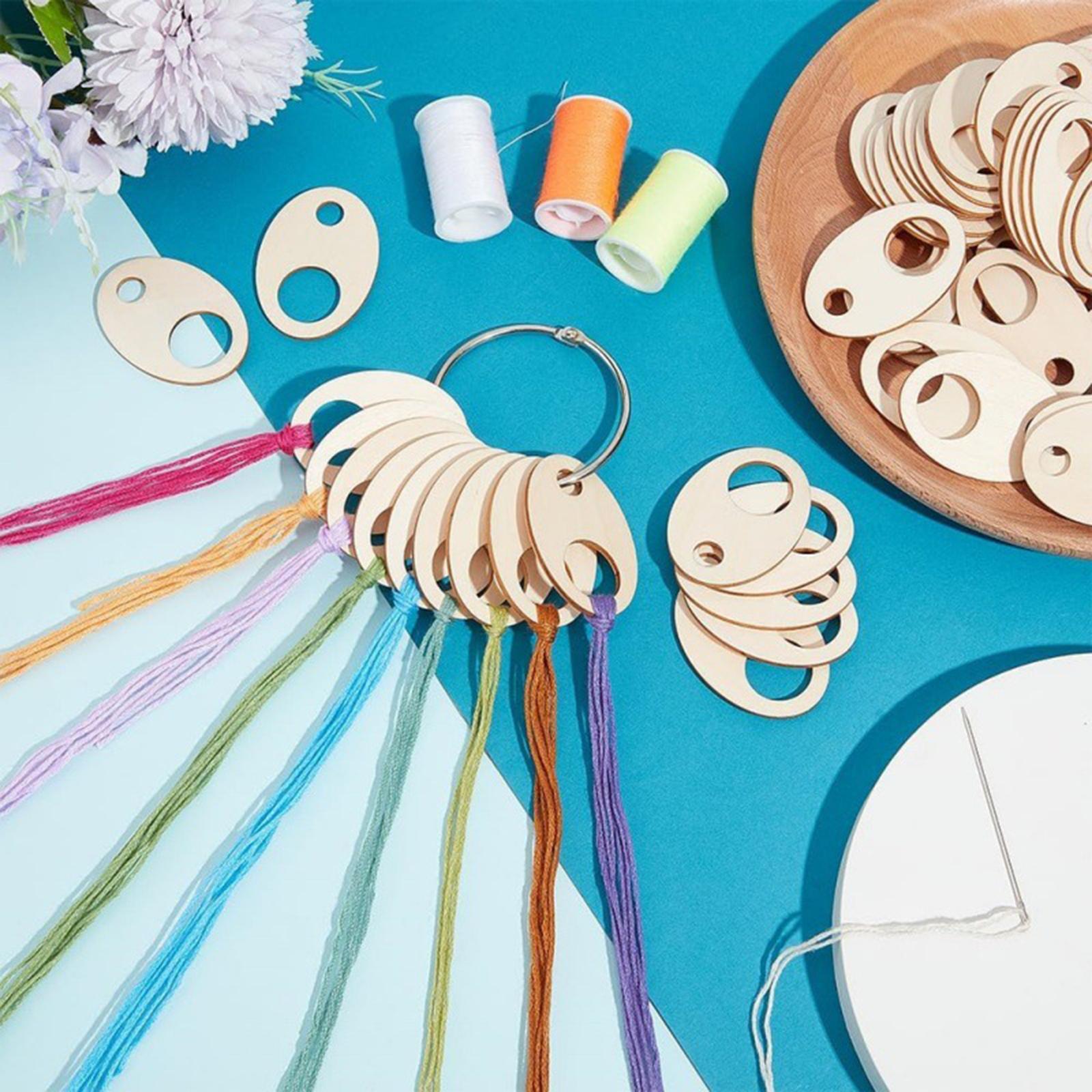 Houten garenklosjes opbergset, - Embroidery In The Piece recensie en prijs