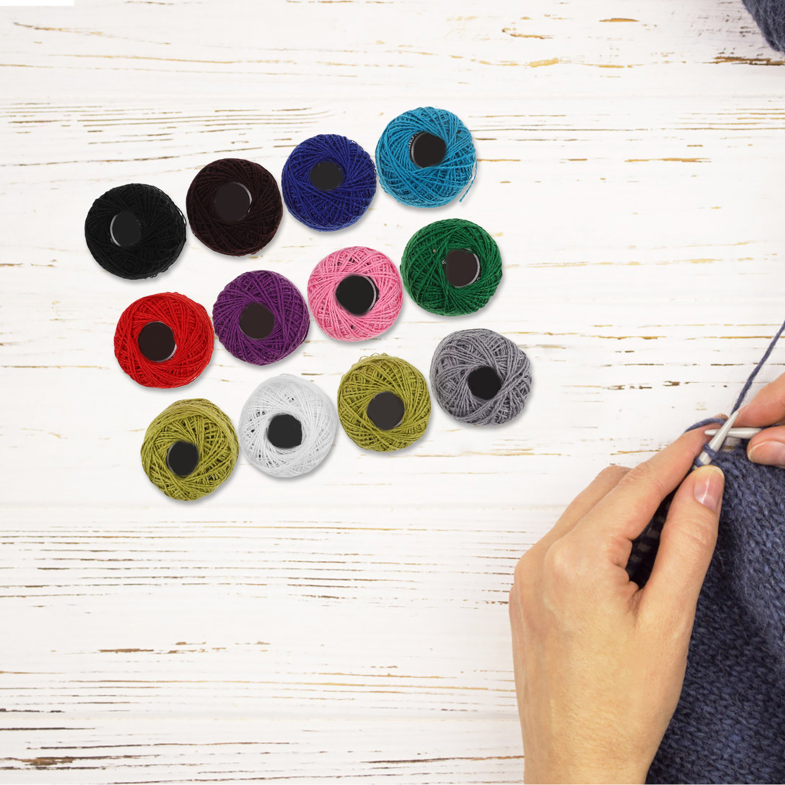 12 stuks katoenen borduurgaren - Embroidery Diy recensie en prijs