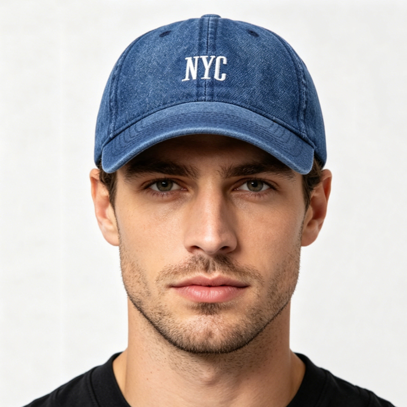 Klassieke Retro Denim Baseball - Embroidery Nyc recensie en prijs