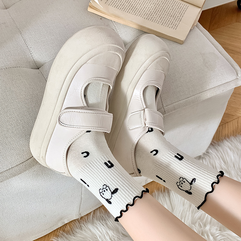 Dames Sokken Katoen Schattig K - Embroidery On Socks recensie en prijs