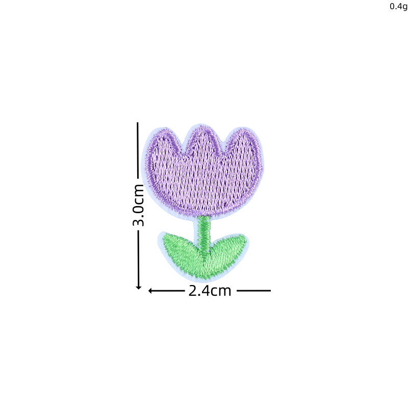 10 stks Cartoon Bloem Patches  - Embroidery On Socks recensie en prijs