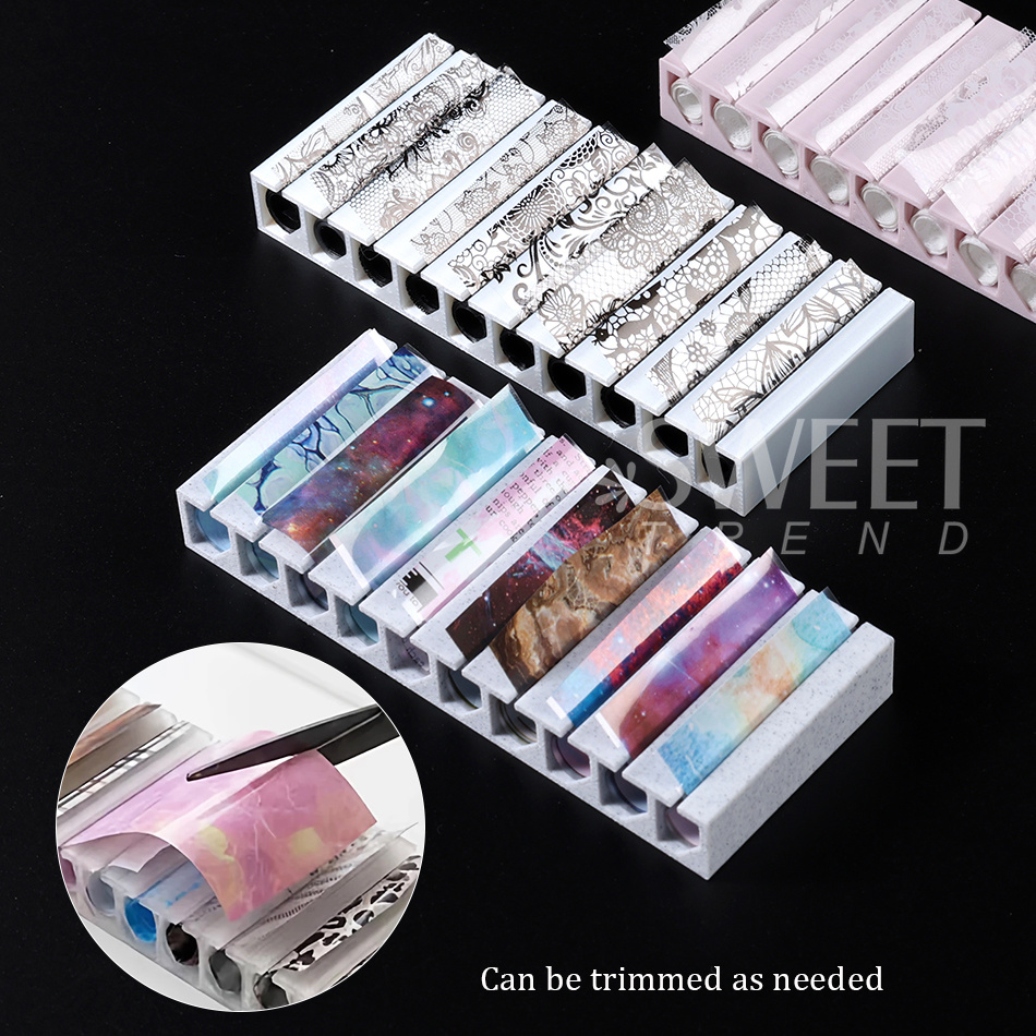 Nageltransferfolie opbergdoos  - Transfer Paper Carbon recensie en prijs