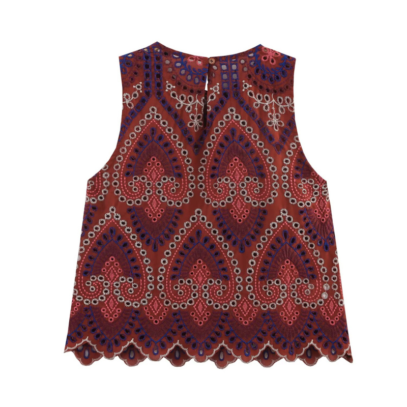 ETJ 2025 Nieuwe dameskleding B - Embroidery Vest recensie en prijs