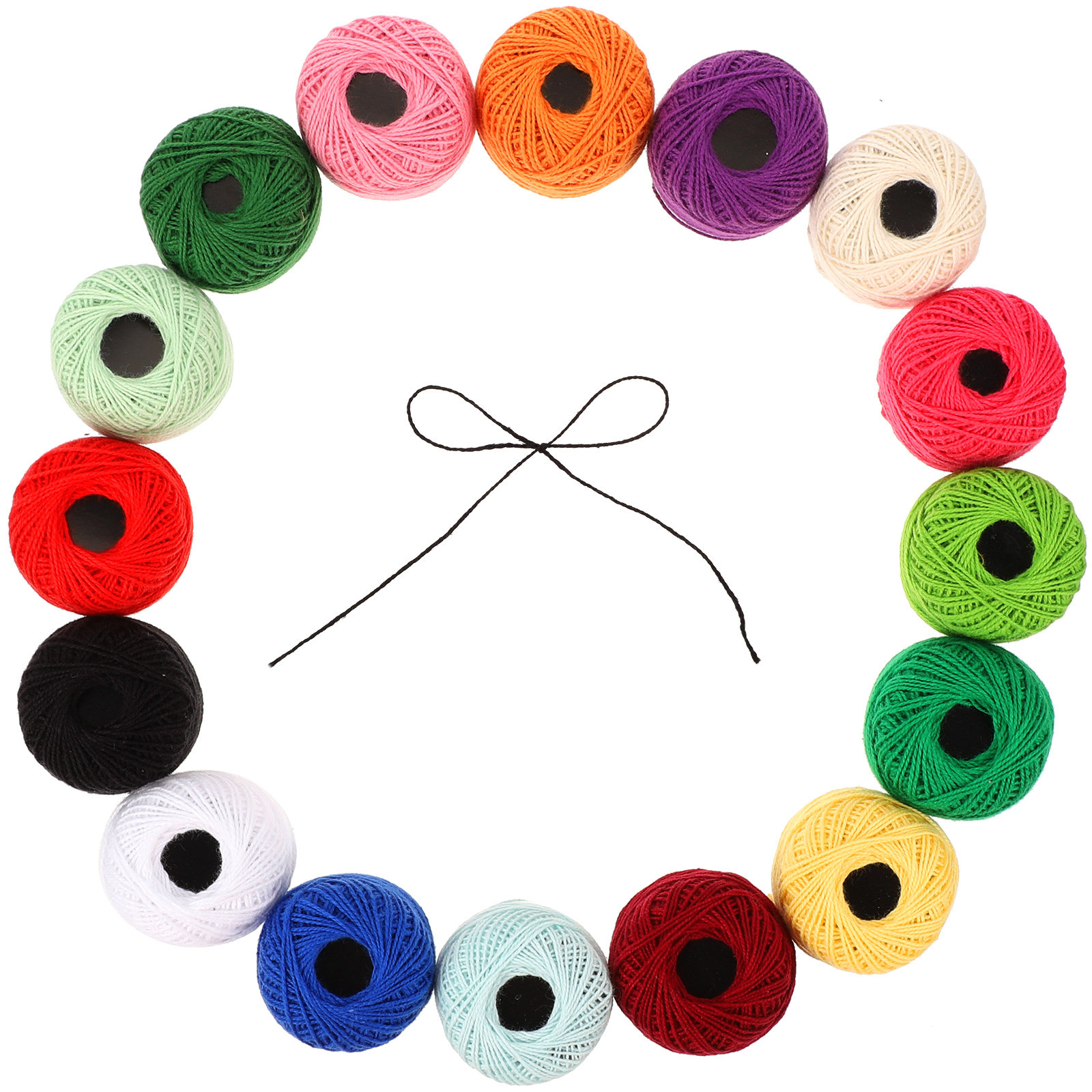 16 Rollen Borduurzijde Katoen  - Embroidery Diy recensie en prijs