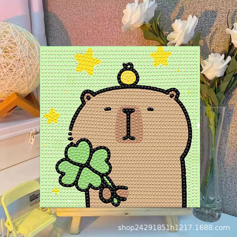 Cartoon Capibala Crystal Diamo - Embroidery Ideas recensie en prijs